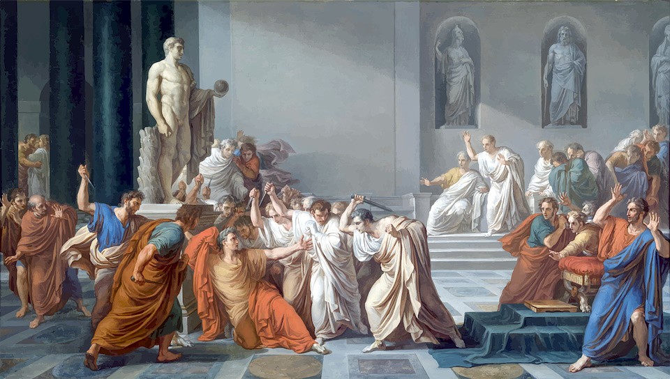 The-assassination-of-Julius-Caesar