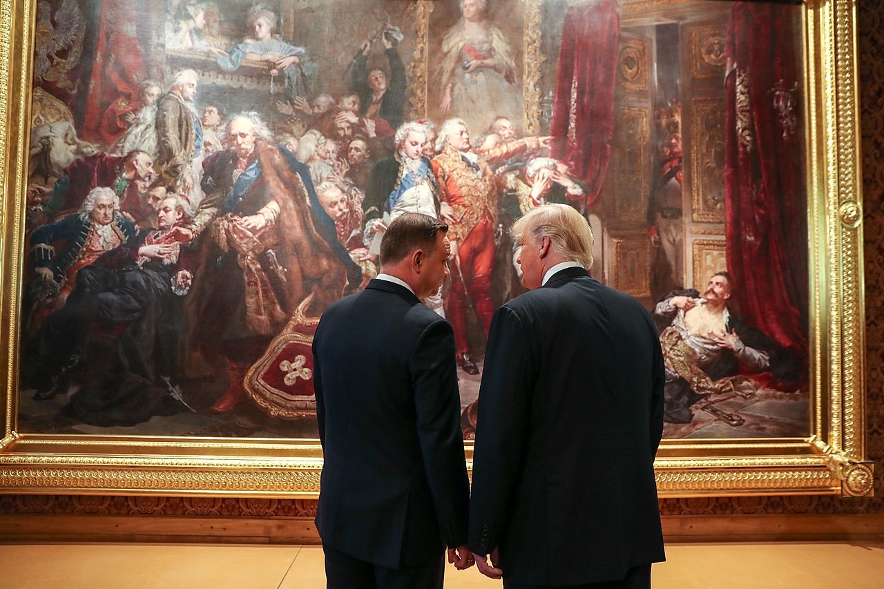 Trump and Duda in Warsaw
