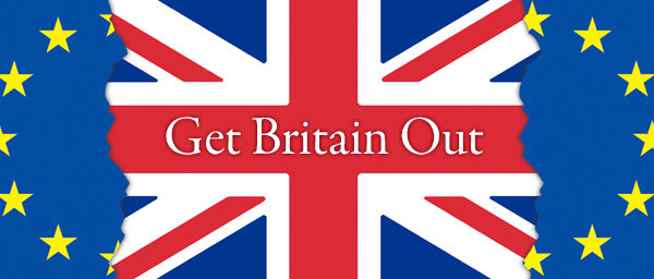 Britain out. Изображения British Type.