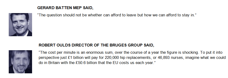 how much does the european union cost britain table